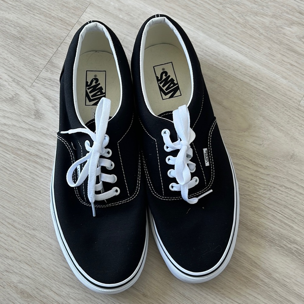 Vans Authentic Black White Sz 12 New